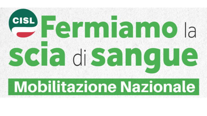 Morti sul lavoro, presidio 26 Febbraio 2024